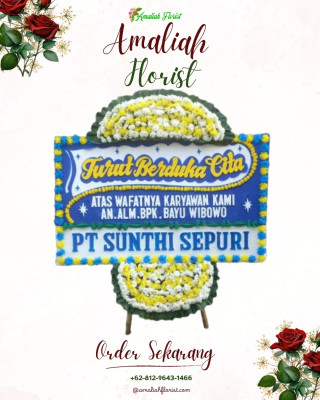Papan Bunga Duka di Baringin Pancur Nauli