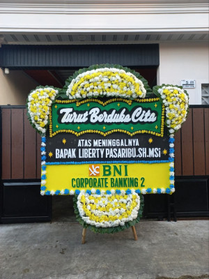 Papan Bunga Duka di Baringin Pancur Nauli
