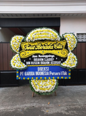 Papan Bunga Duka di Baringin Pancur Nauli