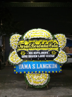 Papan Bunga Duka di Baringin Pancur Nauli